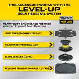 Bison Innovative Products Level.Up Pedestal System Accessory Slope Leveler (12-Pack)