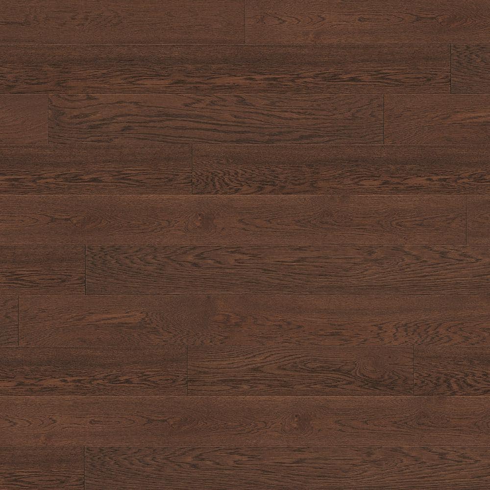Selkirk Bixby Creek Brown Oak 3/8 in. T x 6-1/2 in. W Tongue & Groove W Brushed Engineered Hardwood Flooring (31.97 sq.ft./case)