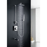 Byne Single-Handle 1-Spray Tub and Shower Faucet with Sprayer Wand in Brushed Nickel (Valve Included)