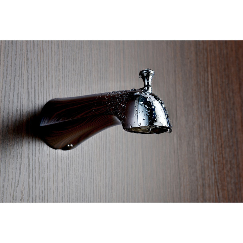 ANZZI Meno Series Single-Handle 1-Spray Tub and Shower Faucet, Brushed Nickel, 11.39-in Rain Showerhead
