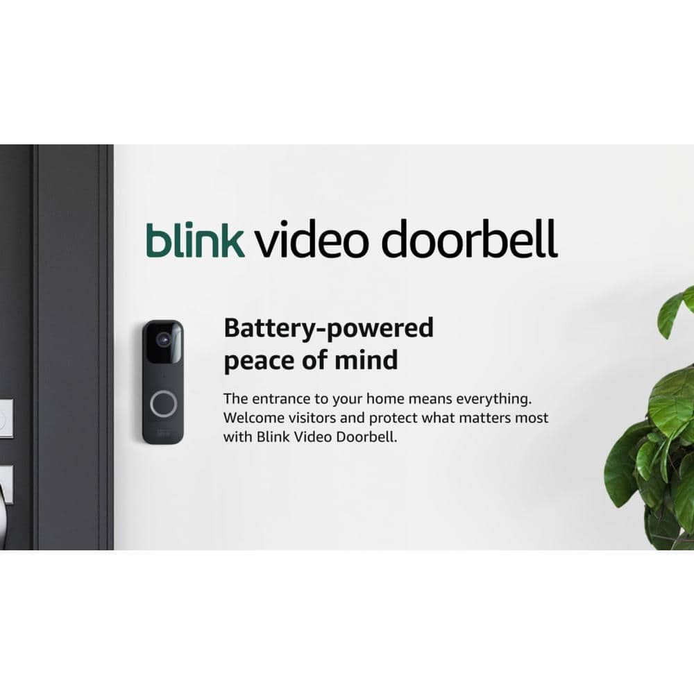 Ahfiwaso Wired/Wireless Hardwired Doorbell Camera with 2-Way Audio, HD Video, Motion, Chime App Alerts and Alexa Enabled in Black