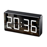 Ahfiwaso Indoor 4K Hidden WiFi Small Clock Nanny Camera Indoor Home Office WiFi Security Camera with Night Vision, Black Finish