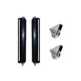ALEKO Prague Style 16 ft. x 6 ft. Black Steel Single Slide Driveway Fence Gate