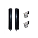 ALEKO London Style 18 ft. x 6 ft. Black Steel Single Slide Driveway Fence Gate