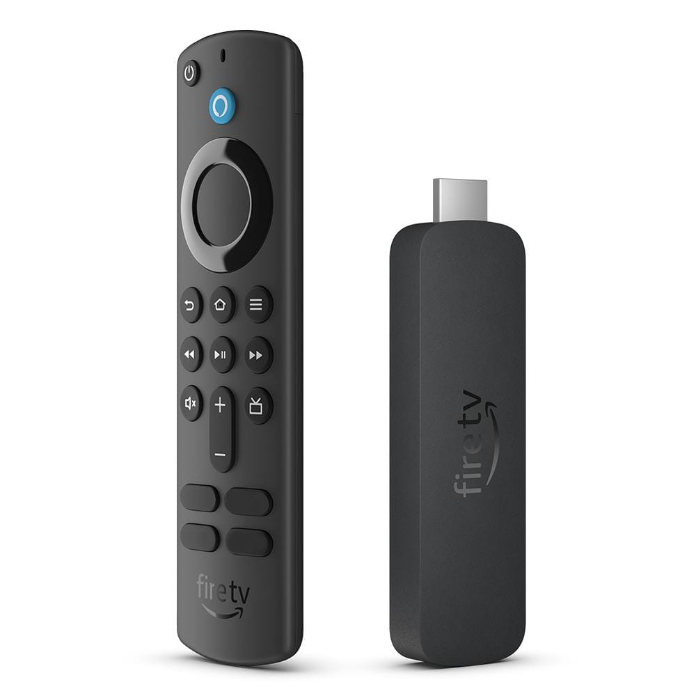 Amazon Fire TV Stick 4K streaming device, includes support for Wi-Fi 6, Dolby Vision/Atmos, free & live TV