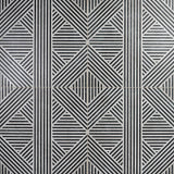Astoria Black and White 24 in. x 24 in. Matte Porcelain Floor and Wall Tile (4 Pieces, 15.49 sq. ft./Case)