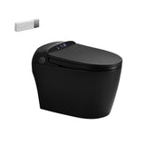 ANGELES HOME Black Smart Bidet Toilet with Heated Seat and Auto Flush