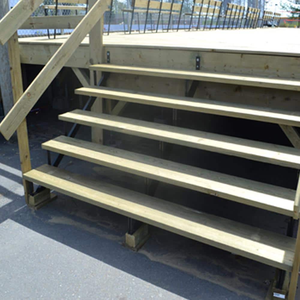 Pylex 5-Steps Steel Stair Stringer black 7-1/2 in. x 10-1/4 in. (Includes 1 Stair Stringer)
