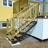Pylex 6-Steps Steel Stair Stringer black 7-1/2 in. x 10-1/4 in. (Includes 1 Stair Stringer)