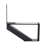 Pylex 7-1/2 in. x 10-1/4 in. Metal/Steel 1-Step Stair Stringer Black (Includes 1 Stair Riser)