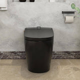 Smart Elongated Bidet Toilet 1.28 GPF Black with Deodorizing, Soft Close