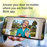 Blink Battery or Wired - Smart Wi-Fi HD Video Doorbell Camera in Black