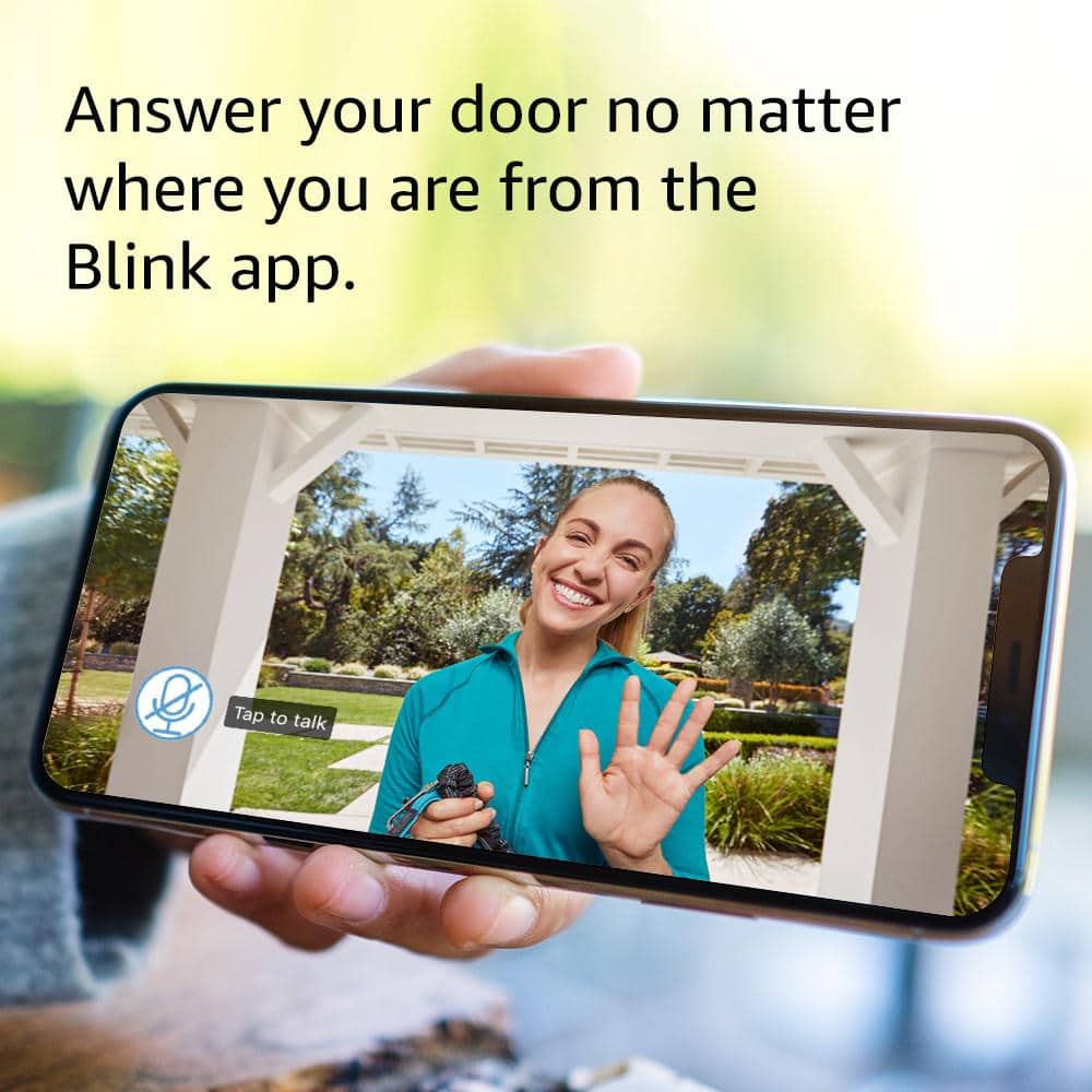 Blink Video Doorbell Plus Sync Module 2 - Battery or Wired - Smart Wi-Fi HD Video Doorbell Camera System in Black