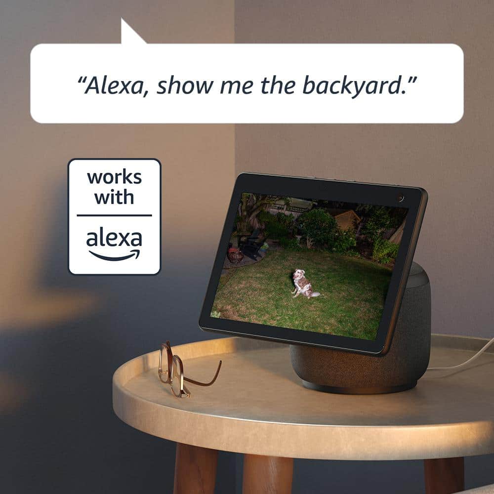 Blink Wired Floodlight Camera - Smart Security Camera, 2600-Lumens, HD Works with Alexa - 1 Camera (Black)