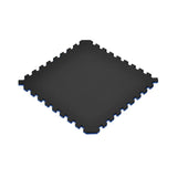Norsk Black/Blue 24 in. x 24 in. x 0.79 in. Foam Interlocking Reversible Floor Mat (4-Pack)