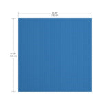 Norsk Black/Blue 24 in. x 24 in. x 0.79 in. Foam Interlocking Reversible Floor Mat (4-Pack)
