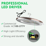 bulbeats 4Pack of 240W LED High Bay Light 36000LM High Bay LED Shop Lights AC100-277V Commercial Bay Lighting for Warehouse
