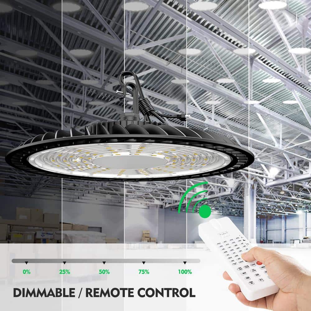 bulbeats Smart 250Ｗ LED High Bay light with motion sensor 35000lm UFO High Bay Light AC100-277V High bay led light-2Pack