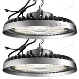 bulbeats 500-Watt LED High Bay Light 75000LM High Bay LED Shop Lights AC100-277V Commercial Bay Lighting for Warehouse (2-Pack)
