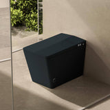 CASAINC Smart Bidet Toilet 1.28 GPF Black Heated Seat LED Display
