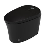 Casta Diva Elongated Bidet Toilet 1.08/1.45 GPF in Black with Heated Seat and Warm Water Bidet