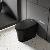 Casta Diva Elongated Bidet Toilet 1.08/1.45 GPF in Black with Heated Seat and Warm Water Bidet