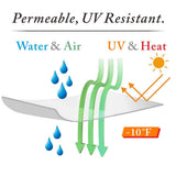 COLOURTREE 6 ft. x 100 ft. Black Privacy Fence Screen HDPE Mesh Windscreen with Reinforced Grommets for Garden Fence (Custom Size)