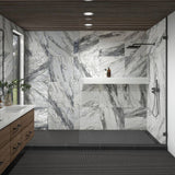 Daltile Restore Black 11 in. x 10 in. Glazed Porcelain Penny Round Mosaic Tile (12.45 sq. ft./Case)