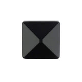 4 in. x 4 in. Black Metal Post Cap
