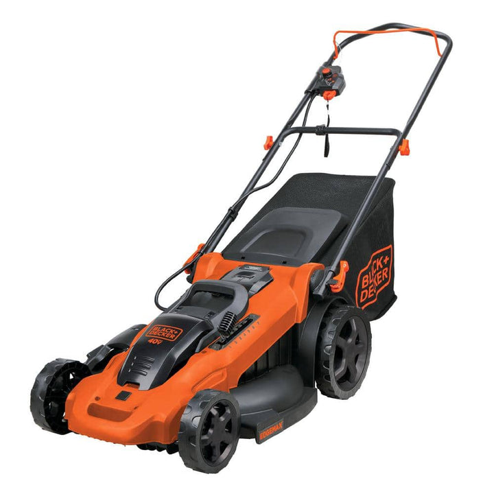 BLACK+DECKER 40V MAX 20 in. Battery Powered Walk Behind Push Lawn Mower with (2) 2Ah Batteries & Charger