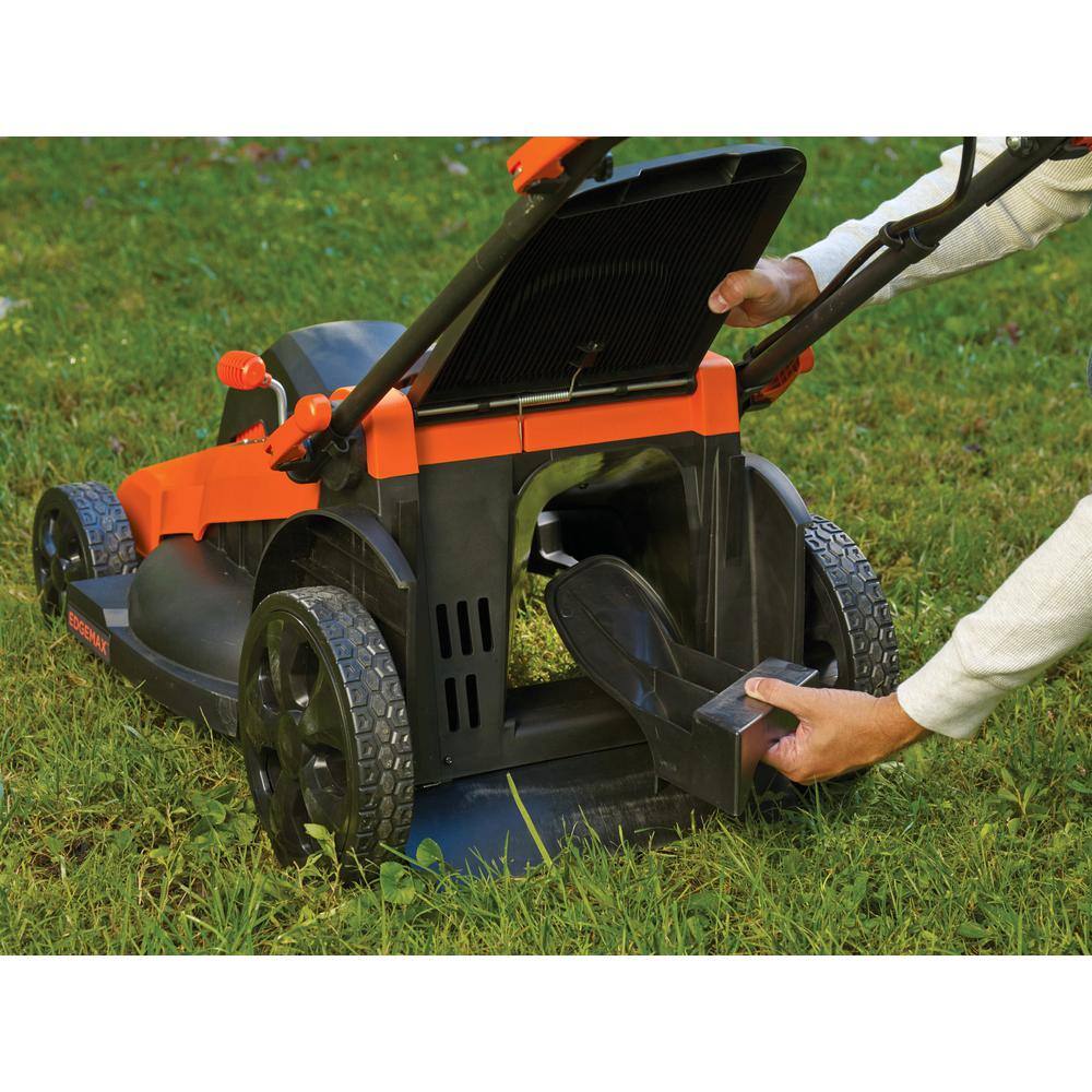 BLACK+DECKER 40V MAX 20 in. Battery Powered Walk Behind Push Lawn Mower and 2-in-1 String Trimmer/Edger with (2) 2Ah Batteries