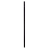 Deckorators 40 in. x .99 in. Black Aluminum Rectangular Traditional Baluster (10-Pack)