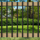 Deckorators 29-1/2 in. x 1 in. Black Aluminum Traditional Baluster (15-Pack)