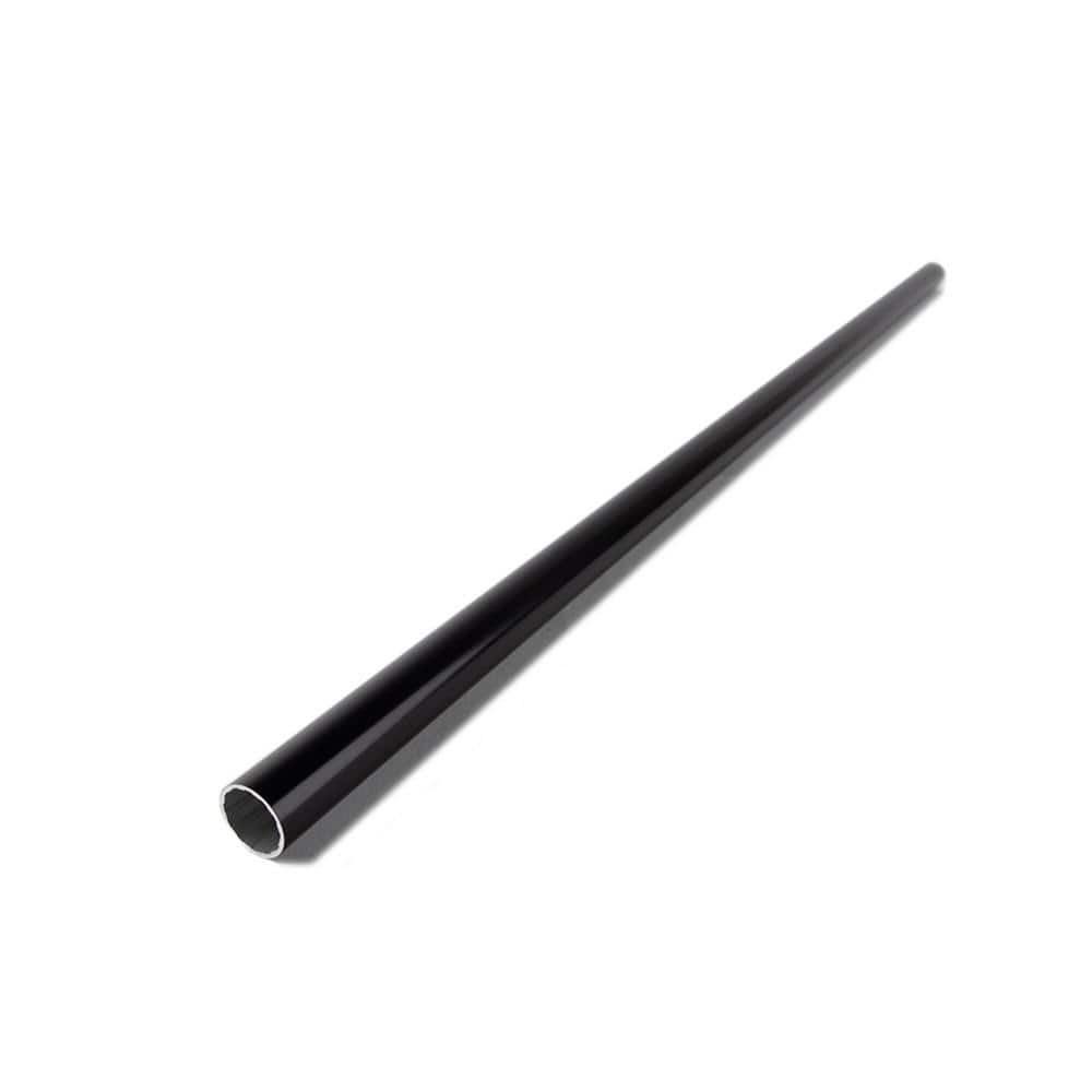 Deckorators .75 in. x 36 in. Satin Black Aluminum Round Classic Baluster (10-Pack)