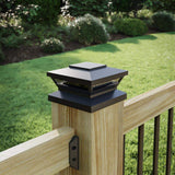 Deckorators Omni Multi-Fit Black Solar Lamp
