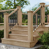 Deckorators Black Estate Horizontal Plastic Baluster Connector (20-Pack)