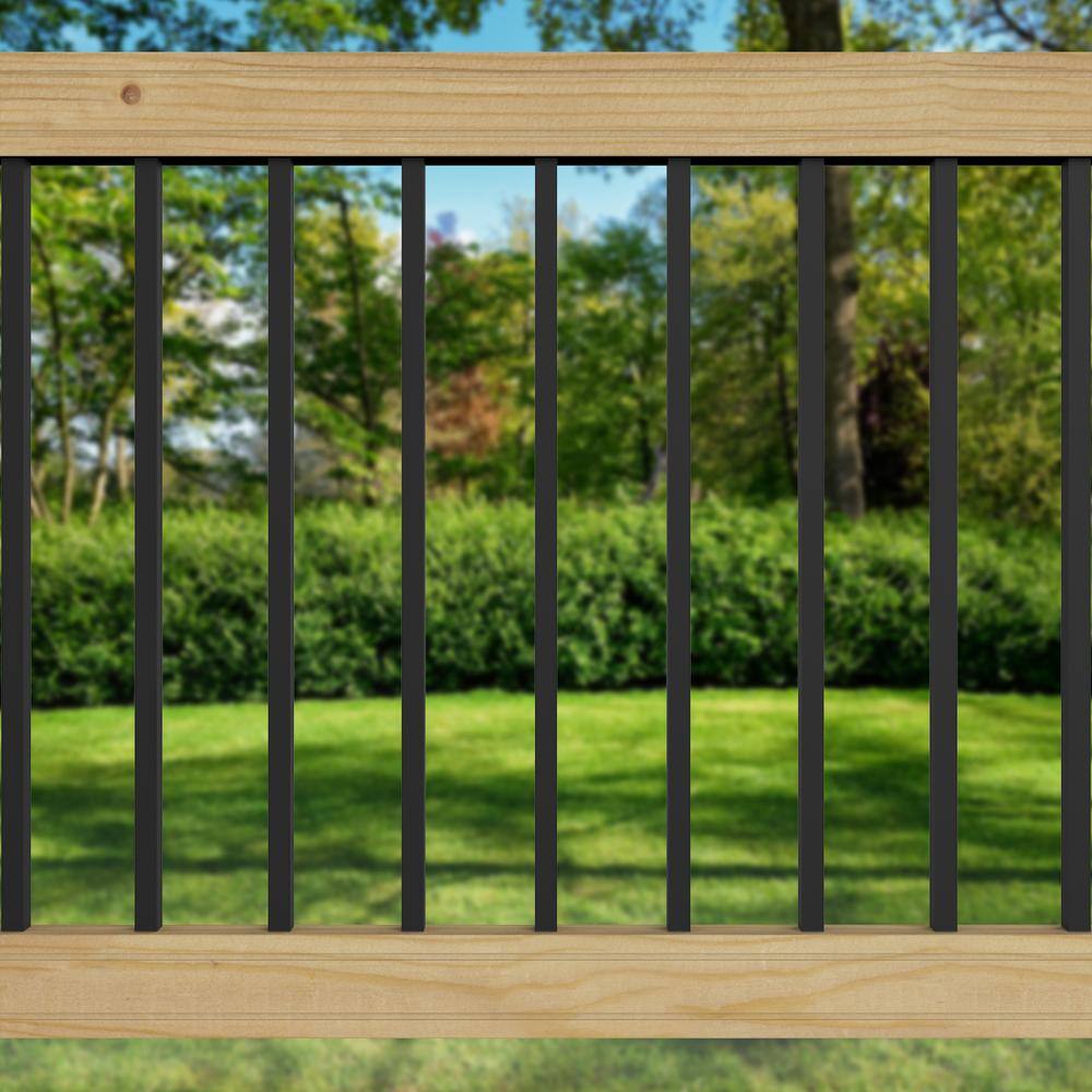 Deckorators Black Estate Horizontal Plastic Baluster Connector (20-Pack)