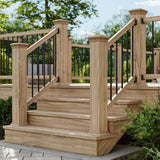 Deckorators Black Round Classic Horizontal Plastic Baluster Connector (20-Pack)