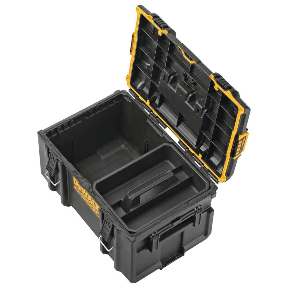 DEWALT TOUGHSYSTEM 2.0 22 in. Medium Modular Tool Box, IP65, 110 lb Capacity (DWST08300)