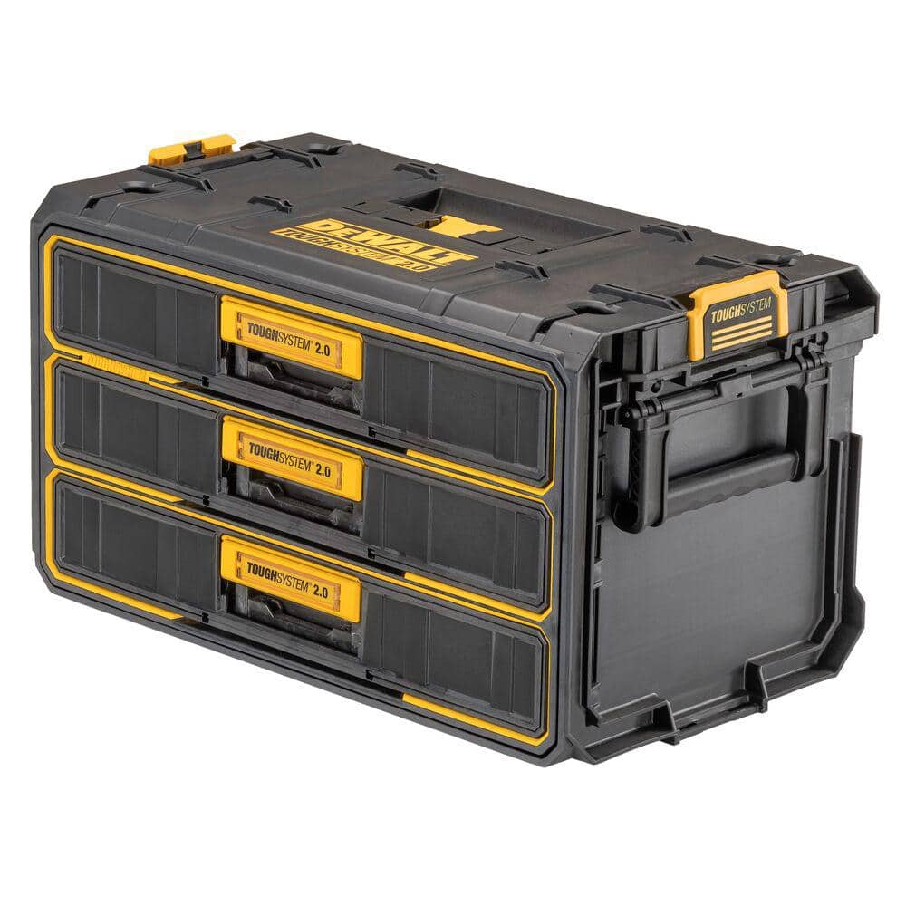 DEWALT Toughsystem 2.0, 12.3 in. W Tool Box 3-Drawer