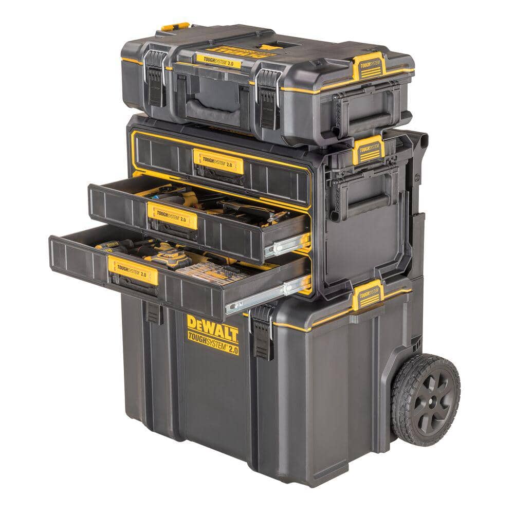 DEWALT Toughsystem 2.0, 12.3 in. W Tool Box 3-Drawer