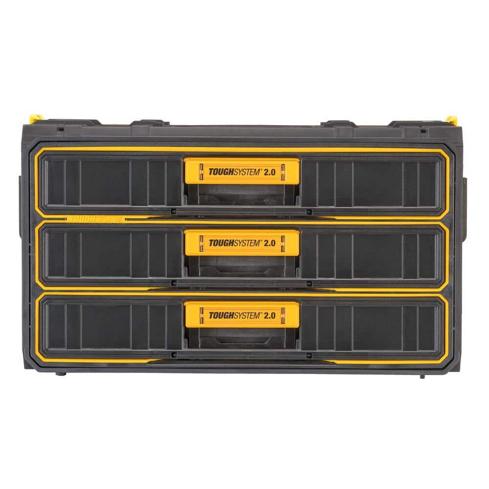 DEWALT Toughsystem 2.0, 12.3 in. W Tool Box 3-Drawer