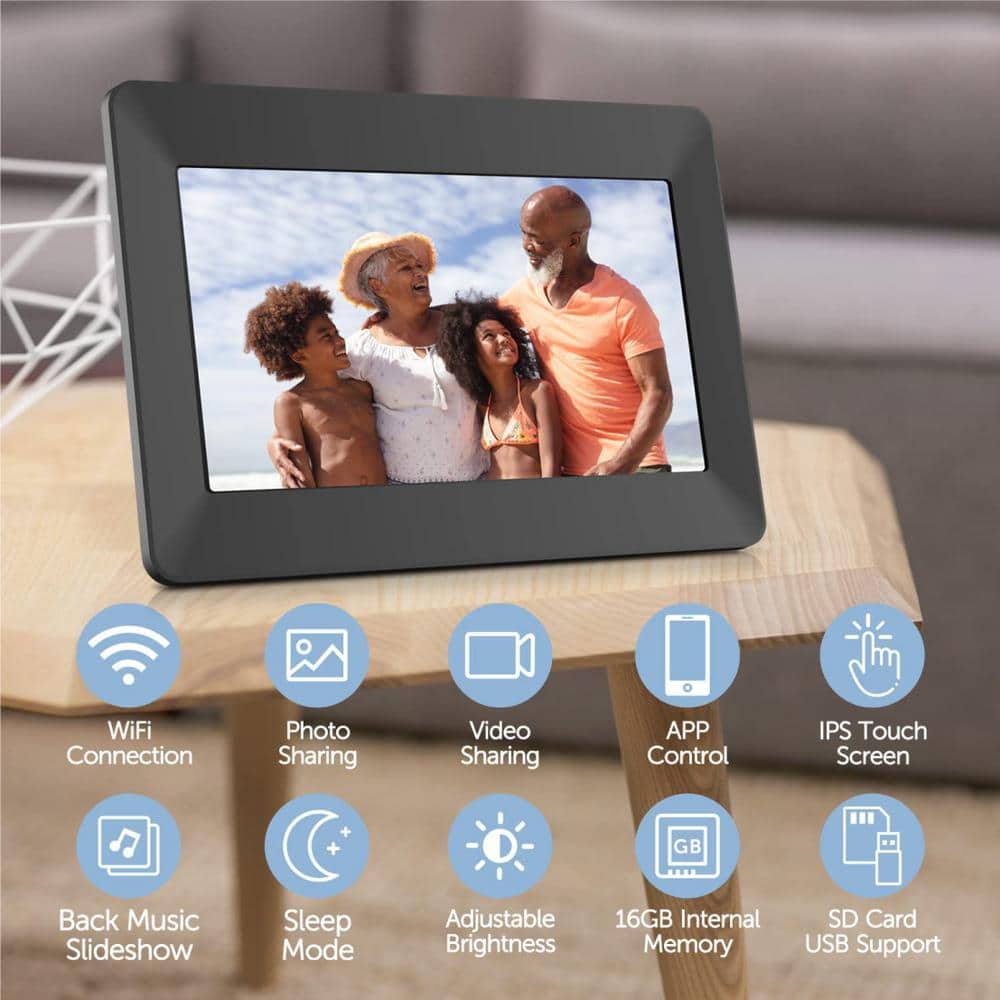 ECO4LIFE 10.1 in. Wi-Fi Digital Photo Frame with Photos/Videos Sharing - CPF1026