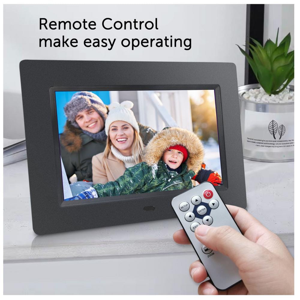 Sonicgrace 7 in. Digital Photo Frame with Remote Control (NOT WiFi) - PF705