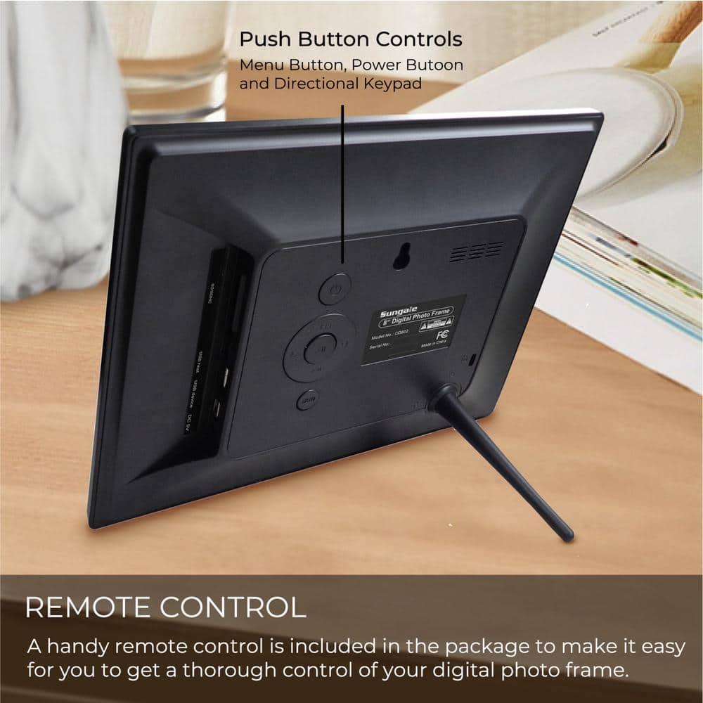 Sonicgrace 10.1 in. Digital Photo Frame with Remote Control (NOT WIFI) - SDPF10S