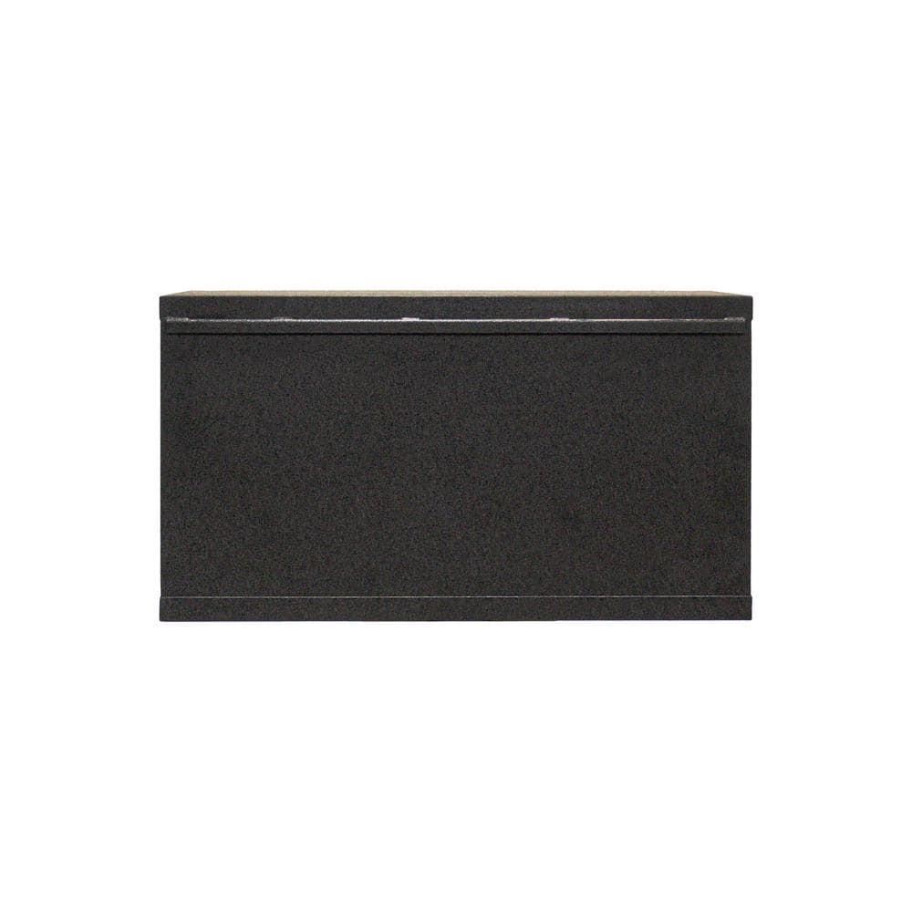 DURAMAX 37 in. W x 21 in. D Industrial Black Metal with Wood Wall Cabinet