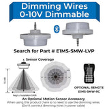 ENERGETIC LIGHTING 11.81 in x 11.81 in 20250 Lumen 5000K Daylight LED High Bay Light
