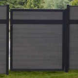 EuroFence 8 ft. Heavy-Duty Gate Post Kit