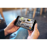 eve Wireless Indoor Plug-In Smart Security Camera with Night Vision, 2-Way Audio, Built-in Microphone & Speaker (Black)