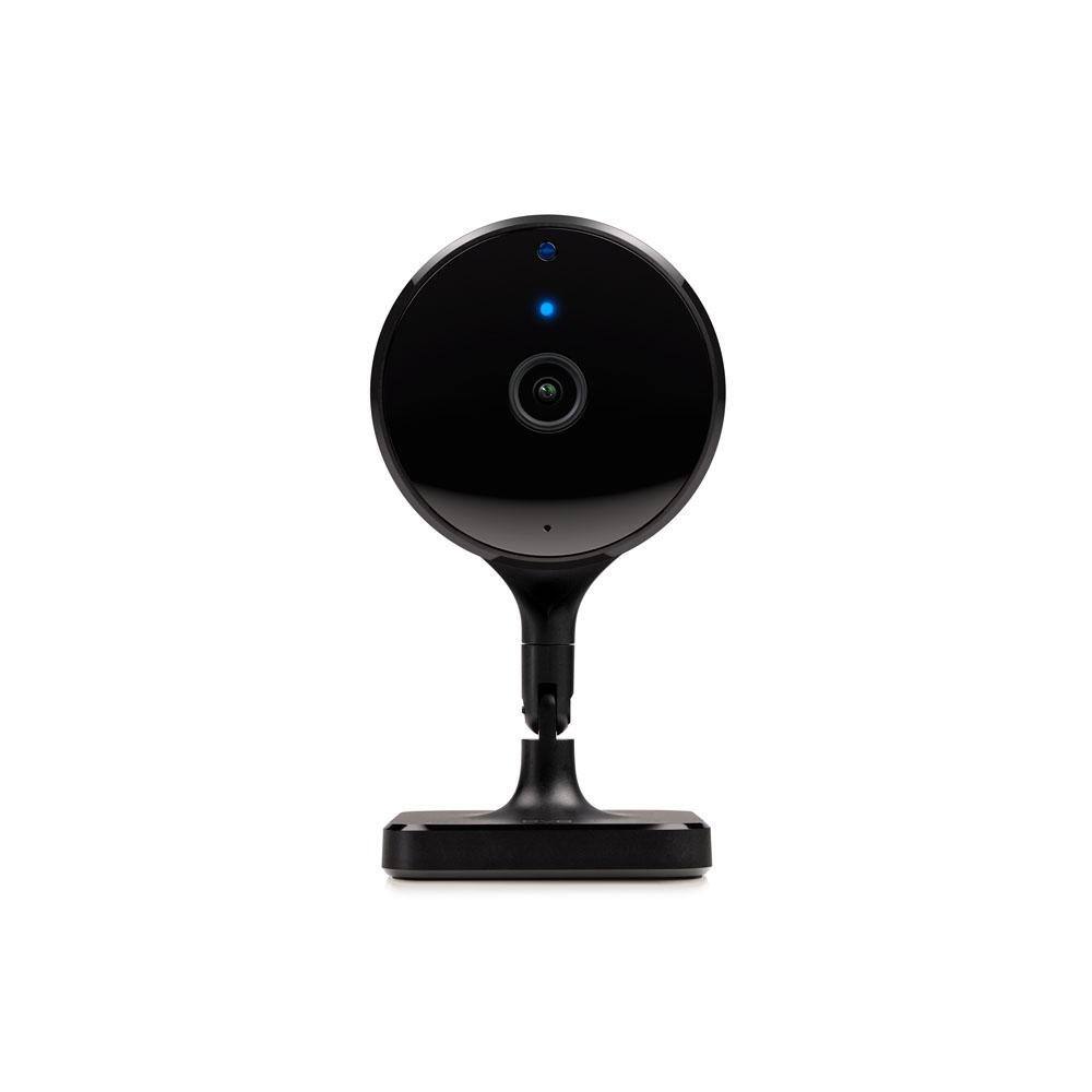 eve Wireless Indoor Plug-In Smart Security Camera with Night Vision, 2-Way Audio, Built-in Microphone & Speaker (Black)